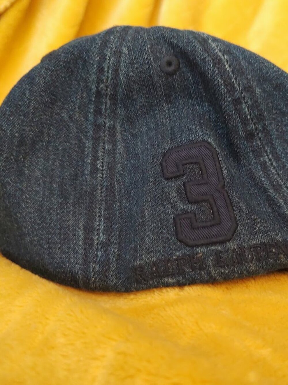 POLO #3 Team Leader Ballcap. Darker Denim. Ralph Lauren Like NEW!